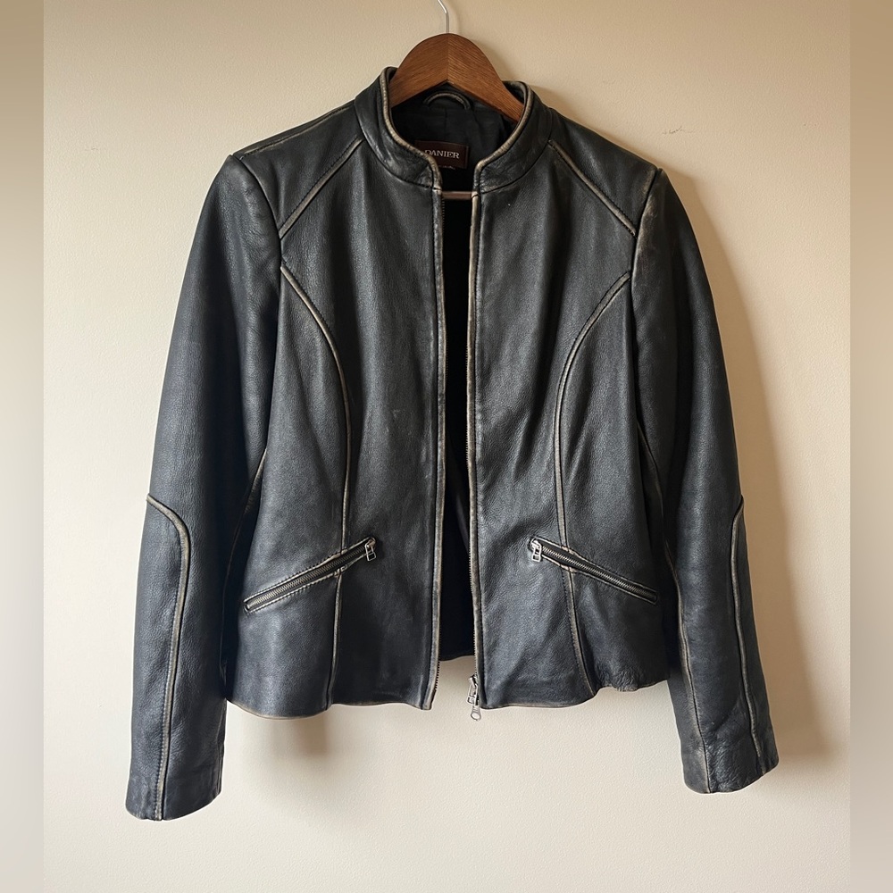 Women's Black Leather Jacket